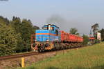 V103 (575 003-5) mit einem Schotterzug nach Ottenhöfen bei Kappelrodeck 19.9.20