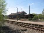 Gterschuppen im Bahnhof St.Georgen/Schwarzwald am 25.4.07