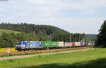 152 136-8 und Schublok 185 112-0 mit dem KT 50053 (Krefeld Uerdingen-Singen(Htw)) im Groppertal 1.8.17