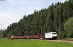 185 639-2 und Schublok 185 357-1 mit dem EK 55689 (Kornwestheim Rbf-Singen(Htw)) im Groppertal 2.8.17