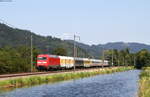 101 040-4 und 182 569-4 mit dem Mess ST 92036 (Villingen(Schww) - Offenburg) bei Haslach 2.8.18