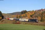 182 530-6 und 101 040-4 mit dem Mess ST 92127 (Hausach-St.Georgen(Schwarzw)) bei St.Georgen 7.11.18