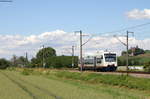 VT 518 als SWE87539 (Offenburg-Oberharmersbach-Riersbach) bei Ortenberg 13.6.19