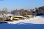 1440 175 und 1440 177  Löffingen  als S 9710 (Villingen(Schwarzw)-Freiburg(Brsg)Hbf) bei Grüningen 12.2.21