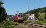 146 233-2  Donaueschingen  mit dem RE 56143 (St.Georgen(Schwarzw) - Konstanz) bei Peterzell 9.8.22