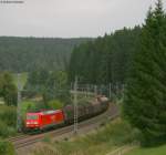 185 291-2 mit dem FZT 55834 (Villingen-Offenburg Gbf) am km 69,0 11.9.08