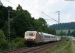 11.10 120 159-9  175 Jahre Eisenbahn in Deutschland  mit dem IC 2004  Bodensee  (Konstanz-Emden Hbf) am km 70,2 20.6.10 