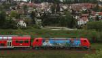 146 235-7  Europa Park Rust  mit dem RE 4713 (Karlsruhe Hbf-Konstanz) am km 70,0 14.5.11