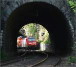 Auf der Schwarzwaldbahn zwischen Triberg und Hausach im Juli 2011.