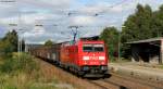 185 287-0 mit dem CS 49150 (Singen (Htw)-Bremerhaven Kaiserhafen) in St.Georgen 27.8.11