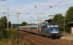 IC 2371  Schwarzwald  (Hannover Hbf-Konstanz) mit Schublok 101 070-1  Adler Mannheim  in St.Georgen 6.9.11