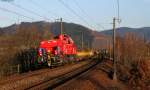 588 001-0 (Gmeinder 120 BB) mit dem Dbz-D 94721 (Bietigheim Bissingen-Bietigheim Bissingen) bei Hausach 28.11.11