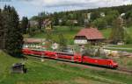 146 229-0 mit dem RE 4714 (Karlsruhe Hbf-Konstanz) bei St.Georgen 11.5.12