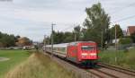 101 010-7 mit dem IC 2005  Bodensee  (Emden Hbf-Konstanz) bei Klengen 25.8.12