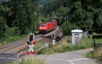 146 237-3  Karlsruhe  mit dem RE 5317 (Karlsruhe Hbf-Kreuzlingen) bei Gutach 20.7.13