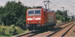 BR 146-109 als Leerzug auf der Schwarzwaldbahn, hier bei Ortenberg (km 4,1) unterwegs. Zu diesem Zeitpunkt, etwa im Mai 2006, sind es noch knapp 6 Monate bis zur Ablsung der Baureihen 110, 111 und 143 vor den Regionalzgen auf der Mittelgebirgsstrecke.  
