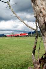 IRE 4727 mit 146 232-4 auf dem Weg nach Konstanz bei Biberach/Stöcken (19.09.2015)