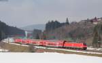 146 229-0 und 146 228-2  St.Georgen(Schwarzw)  mit dem RE 4723 (Karlsruhe Hbf-Konstanz) bei St.Georgen 11.3.16