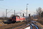 111 176-4 mit dem RE 19038 (Singen(Htw)-Stuttgart Hbf) in Welschingen 3.1.17