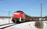 294 883-4 mit dem EK 55691 (Villingen(Schwarzw)-Neustadt(Schwarzw)) bei Unadingen 14.1.16