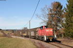 294 732-3 mit dem EK 55837 (Villingen(Schwarzw)-Neustadt(Schwarzw)) bei Bachheim 29.1.18