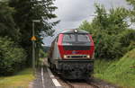 218 256-6 als Rangierfahrt in Bachheim 5.7.18