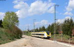 1440 354 als S9667 (Titisee-Villingen(Schwarzw)) in Löffingen 25.4.20