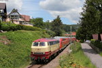 218 105-5 und 146 112-8 auf Testfahrt bei Schluchsee 20.6.16