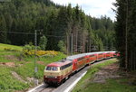 218 105-5 und 146 112-8 auf Testfahrt bei Aha 20.6.16