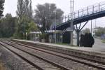 RADOLFZELL am Bodensee (Landkreis Konstanz), 28.09.2014, Bahnhof Haselbrunn an der Bahnstrecke Radolfzell - Mengen (vormals Hegau-Ablachtal-Bahn)