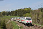 146 554-1 mit dem IC 2280/RE 52280 (Singen(Htw)-Stuttgart Hbf) bei Eutingen 22.4.18