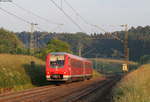 611 010-0 als RB 17544 (Horb-Eutingen(Gäu)) bei Eutingen 6.6.18