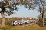 IC 2389/RE 52389 (Stuttgart Hbf-Singen(Htw)) mit Schublok 146 572-3 bei Eutingen 21.10.18