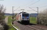 146 227-4  Neubaustrecke Suttgart-Ulm  mit dem RE 19044 (Singen(Htw)-Stuttgart Hbf) bei Eutingen 20.4.15