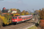 111 049-3 und 111 019-6 mit dem RE 19037 (Stuttgart Hbf-Singen(Htw)) bei Eutingen 27.10.16