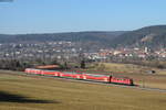 111 164-0 mit dem RE 19036 (Singen(Htw)-Stuttgart Hbf) bei Möhringen 15.2.17