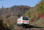 146 572-3 mit dem IC 2388/RE 52388 (Singen(Htw)-Stuttgart Hbf) bei Horb 21.10.18