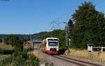 VT 245 als HzL 69867 (Rottweil - Geisingen-Leipferdingen) bei Rietheim 8.8.22