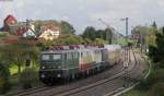 140 128-0;1113 311-5;217 014-0 und 141 001-8 mit dem Lr 91341 (Darmstadt Kranichstein-Radolfzell) bei Eutingen 11.10.13