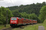 146 216-7 mit dem RE 19038 (Singen(Htw)-Stuttgart Hbf) bei Talhausen 13.6.16