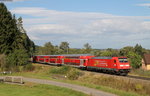 146 225-8 mit dem RE 19033 (Stuttgart Hbf-Singen(Htw)) bei Neufra 30.9.16