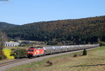 185 142-7  Edelweiß  mit dem GM 47051 (Spreewitz-Zizers) bei Möhringen 16.10.16