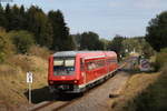 611 020-8  als RB 22309 (Rottweil-Villingen(Schwarzw)) bei Zollhaus 28.9.18