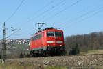 24.03.2018 Streckenabschnitt Uhingen 111 110