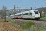 TZ 9009 grün/rot auf dem weg nach München vor Uhingen 10.04.2020