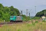 185 533 die fr die ITL unterwegs ist fhrt LZ durch Westerstetten am 9.7.2013