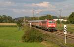 Am Abend des 23. Juli 2014 konnte ich die Stuttgarter 111 174-9 mit RB 19348 (Geislingen [Steige] - Plochingen) nahe Ebersbach ablichten. 