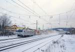 185 538 TXL mit Marst-KLV in Süßen am 17.1.2016.