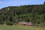 VT 42 und VT 43 als HzL87622 (Tuttlingen-Sigmaringen) bei Beuron 12.8.18