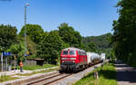 218 208 und 212 347 mit dem Bauz 91601 (Tübingen Hbf - Horb) in Bieringen 31.5.23